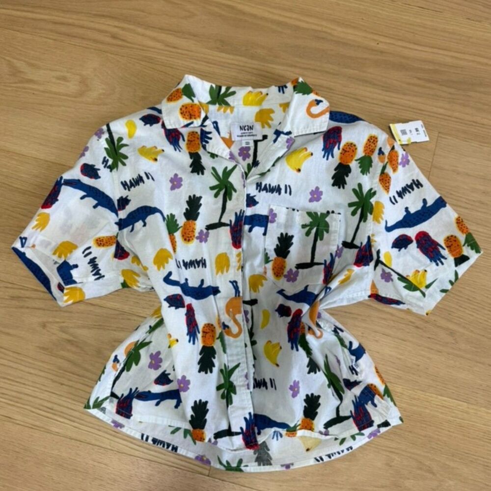 Funky Pattern Hawaiian Shirt